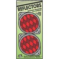 Hy-Ko CDRF-3R 3.25 in. Red Reflector- Pack - 2 112052